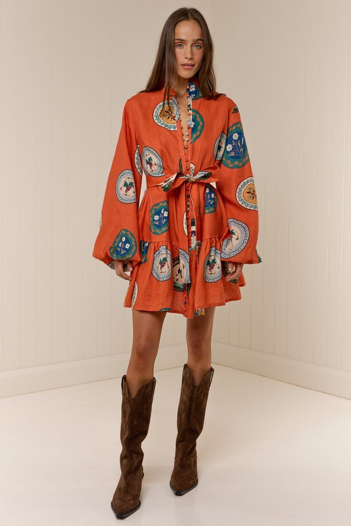 Casual Fashion Linen Shirt Temperament Wild Dresses