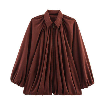 Women's Summer Street Fashion Loose Tent Blouses