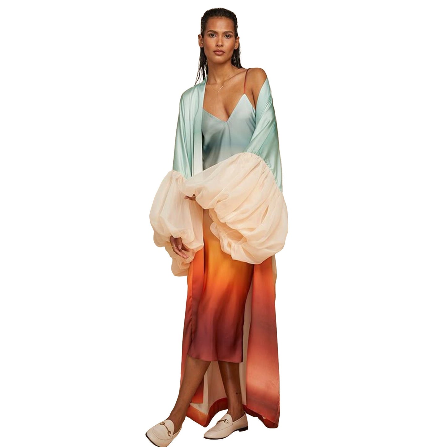 Women's Russian Seaside Holiday Sun Protection Shirt Coats