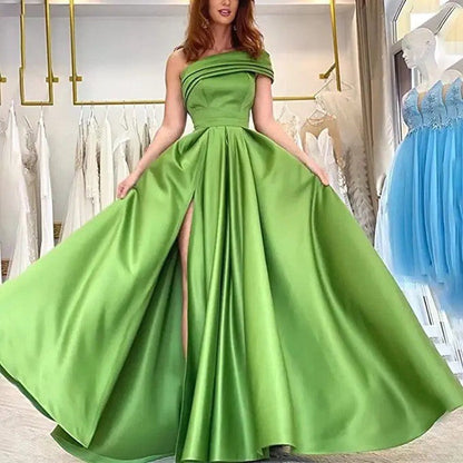 Dress Birthday Banquet Pettiskirt Green High Dresses