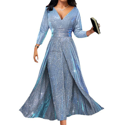Dress Double-sided Sequined Large Tube Sexy Dresses