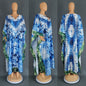 Digital Printing Artificial Silk Satin Loose Suits