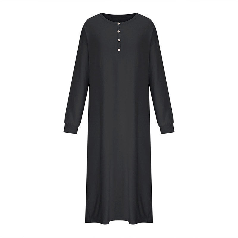 Overknee Long Slimming Versatile Woolen High Waist Skirts