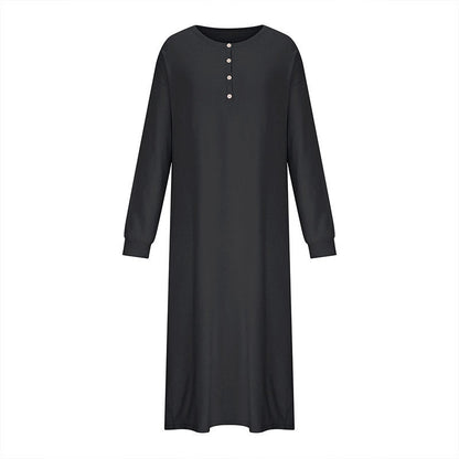 Overknee Long Slimming Versatile Woolen High Waist Skirts