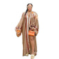 Women's Autumn Print Loose Casual Kimono Long Clothing