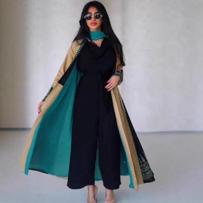 Designer Model Temperament Leisure Fashion Mid-length Coats