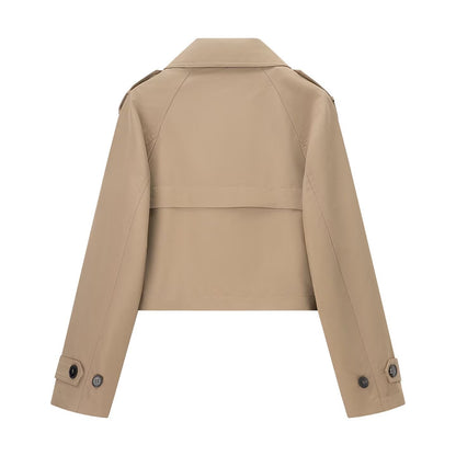 Autumn Double Breasted Lapel Fashion Trench Coats