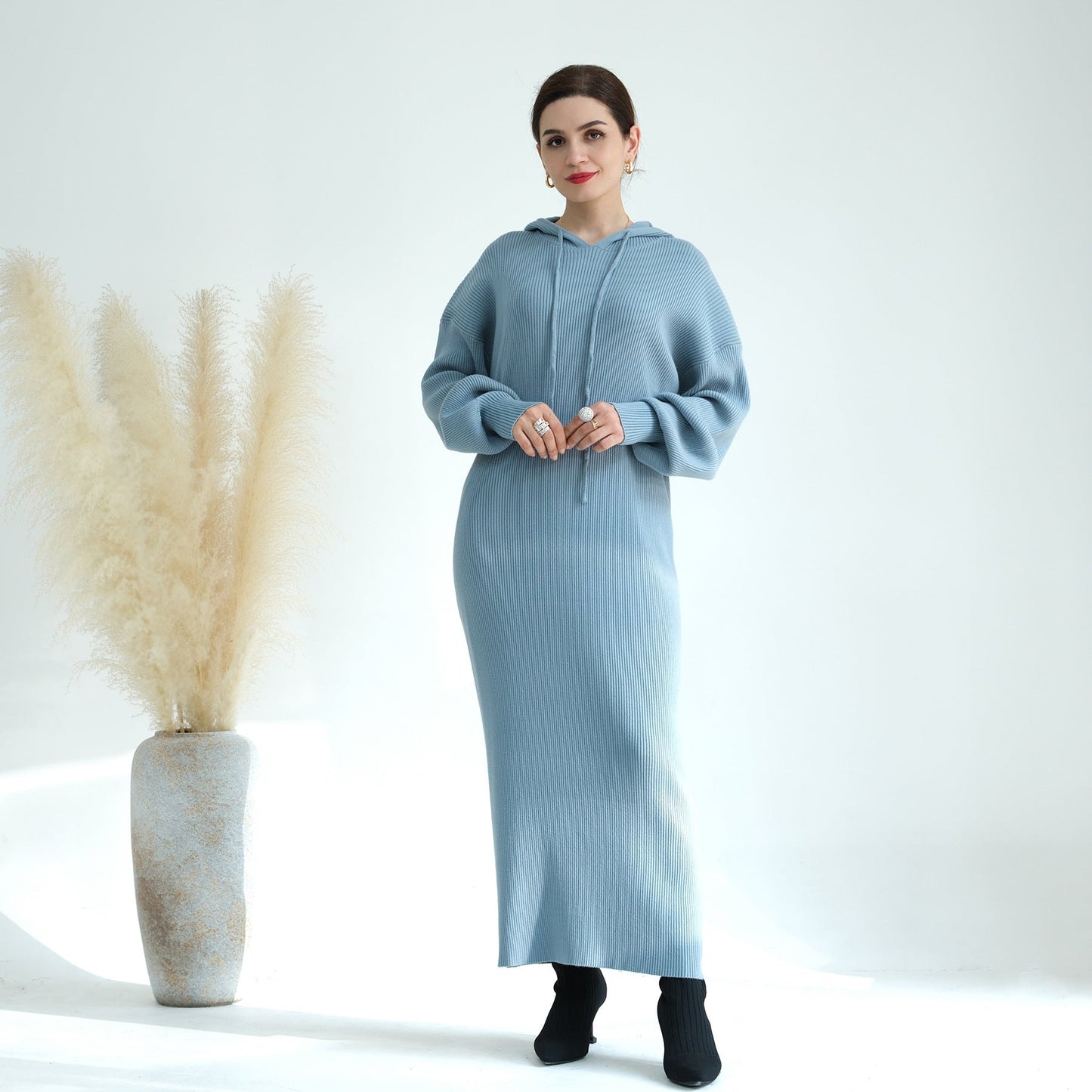 Classic Comfortable Thickened Knitting Loose Dress Dresses