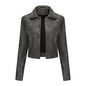 Women's Thin Leather Casual Fashion Popular Daily Jackets