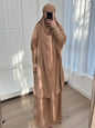 Attractive Large Swing Solid Color Two-piece Suits