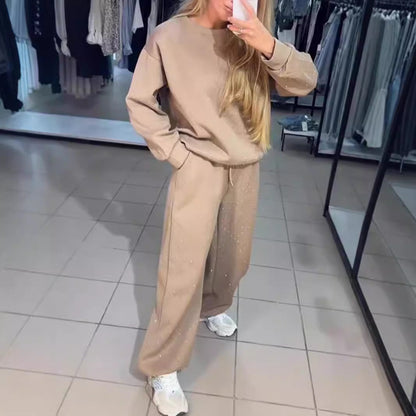 Women's Round Neck Long Sleeve Full Body Suits