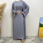 Trendy Slouchy Elegant Sleeveless Dress Muslim Suits