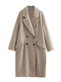 Women's Mid-length Trench Woolen Outerwear Design Fashion Dresses