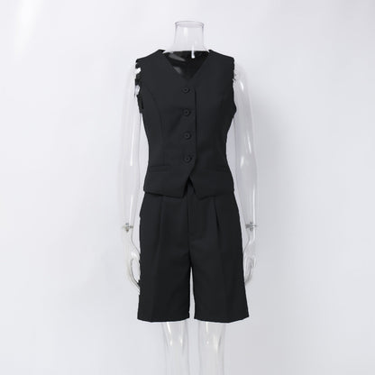 Trendy Fashion Summer British Style Straight Suits