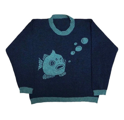 Women's & Men's & Street Gothic Autumn Pullover Knitwear