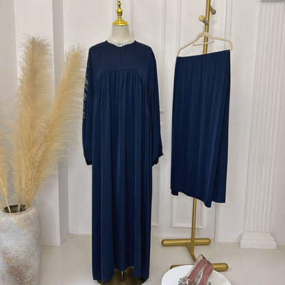 Solid Color Loose Comfortable Dress With Dresses