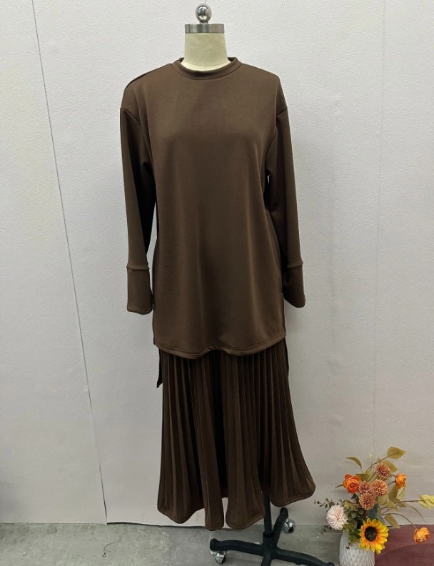 Women's Summer Round Neck Loose Casual Retro Tops
