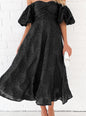 Women's Summer French Style Pettiskirt Puff Sleeve Dresses