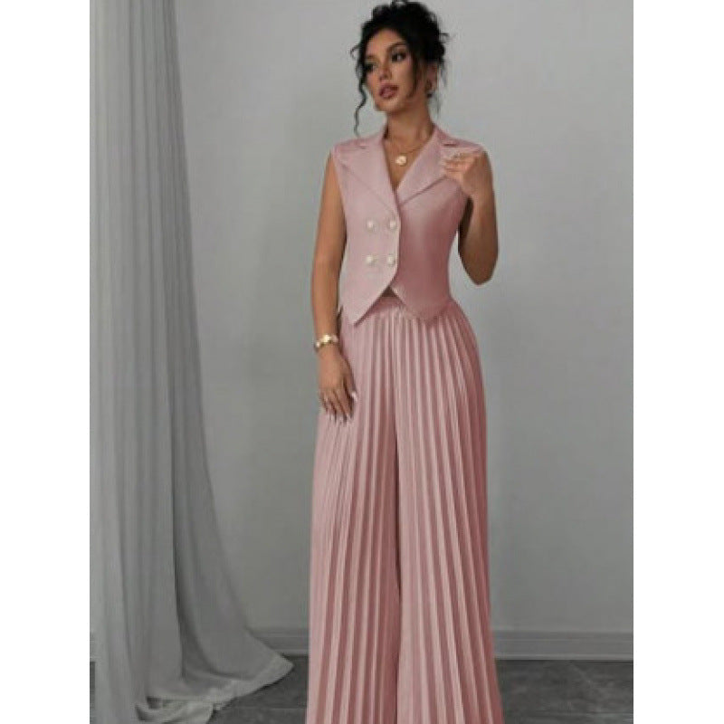 Women's Durable Stylish Beautiful Fashion Pleated Suits