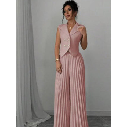 Women's Durable Stylish Beautiful Fashion Pleated Suits