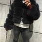 Women's Fur Imitation Fox Faux Long Sleeve Coats