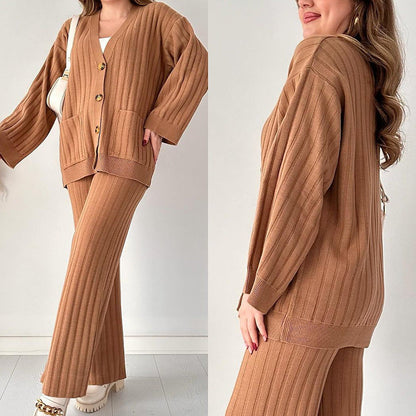 Women's Autumn Fashion Solid Color Loose Versatile Suits