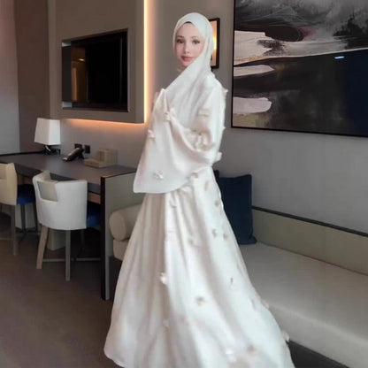 Women's Simple Elegant Graceful Long Sleeve Dress Dresses