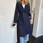 Women's Vacation Solid Color Long-sleeved Overcoat Coats