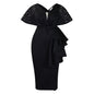 Sexy Ruffled Bifurcated Rivet Beads Party Dresses