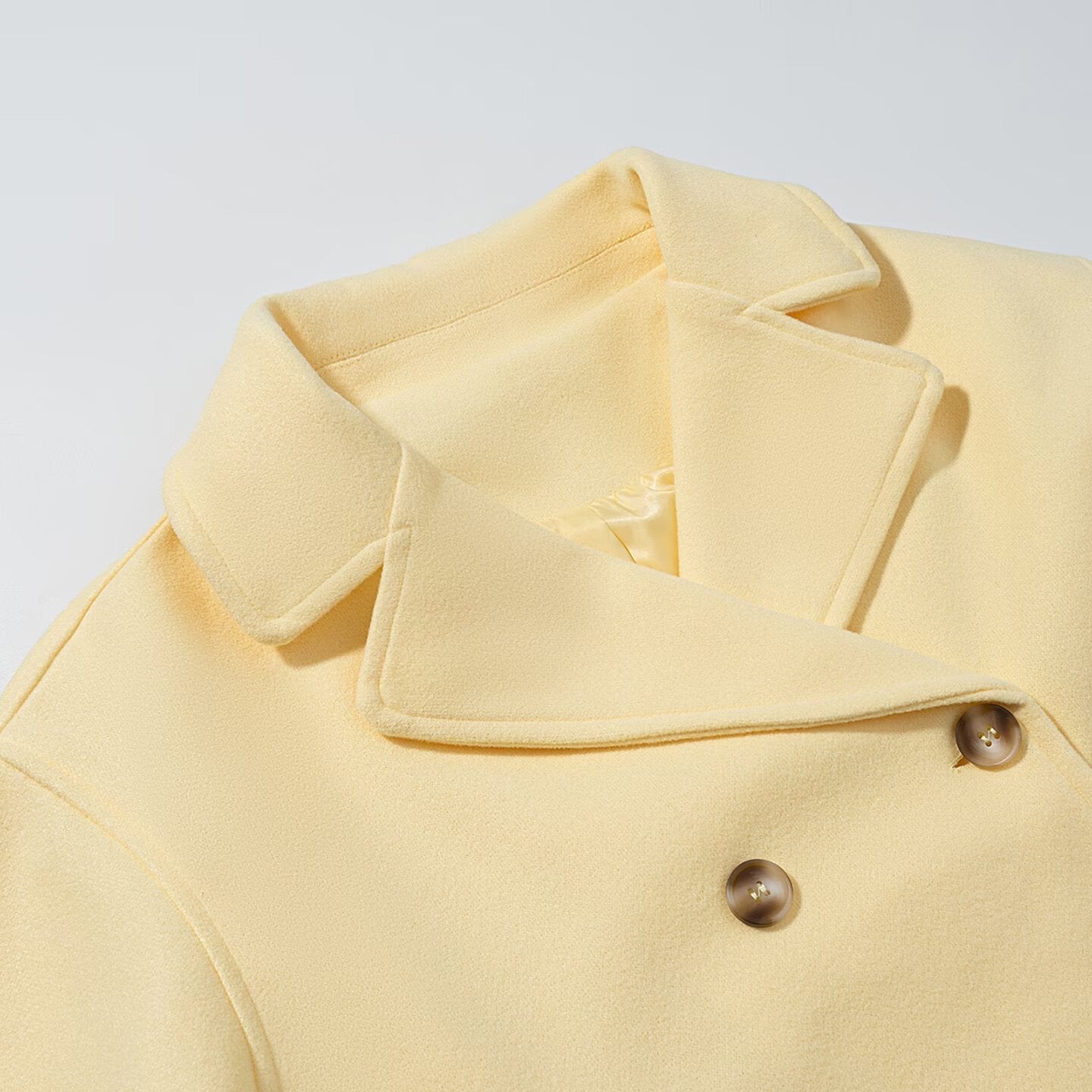 Charming Graceful Creative Double Breasted Woolen Coats
