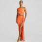 Women's Strapless Dress Summer Sexy Backless Hemp Dresses