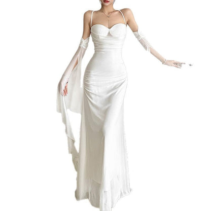 Women's Summer Sexy Tulle Slim Fit Patchwork Dresses