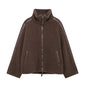 Women's Color Idle Style Lamb Wool Turtleneck Coats