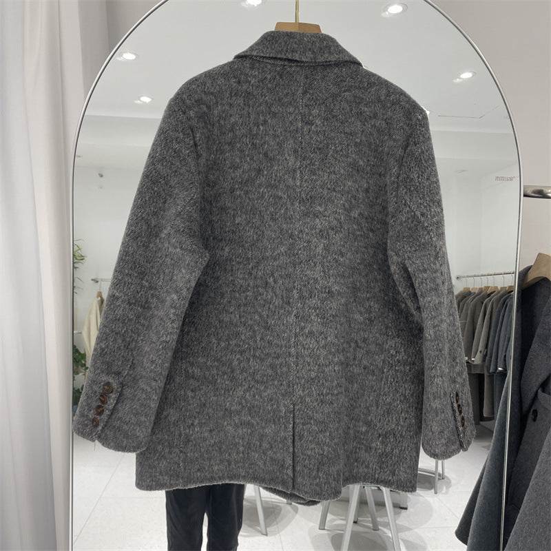 Double-sided Wool Overcoat Female Temperament Korean Coats