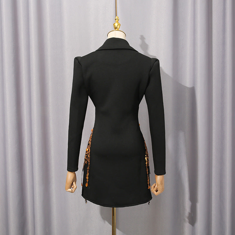 Women's Patchwork Retro Palace Style Light Luxury Clothing
