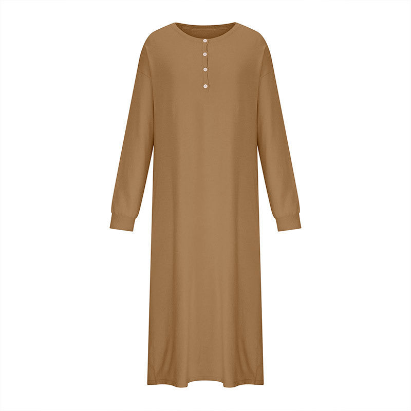 Overknee Long Slimming Versatile Woolen High Waist Skirts