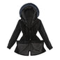 Women's Clothes Mid-length Hooded Winter Lamb Wool Coats