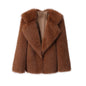 Women's Leather Fur Faux Loose Korean Style Coats