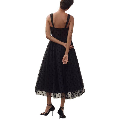 Women's Sexy Mesh Zipper Dress Casual Loose Dresses
