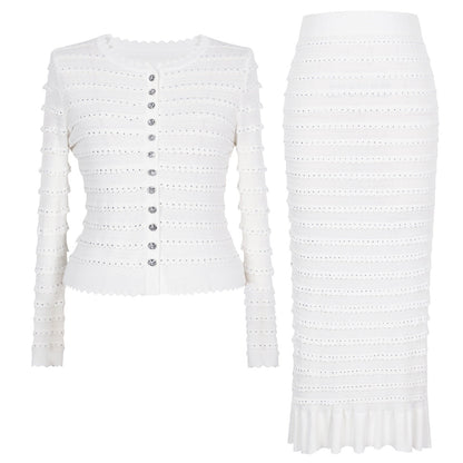 Hot Drilling High Quality Knitted Tup Suits