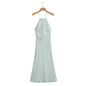 Women's Summer Hot Strap Dress Silk Satin Dresses