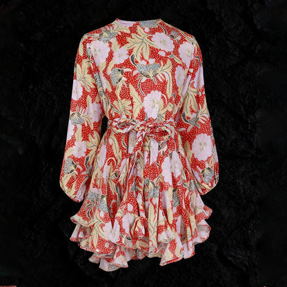 Women's Sleeve Dress Autumn High-grade Fashionable Elegant Shorts