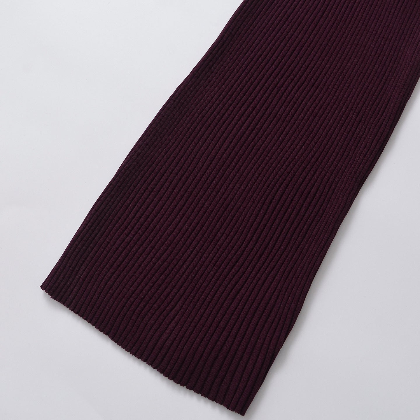 Women's Homemade Classic Rib Knitted Long Dress Dresses