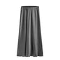 Women's Acetate Satin High Waist Elastic Quality Skirts
