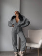 Women's Stylish Long-sleeved Casual Sports Trousers Suits