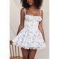 Women's Sexy Lace Patchwork Sling Small Female Dresses