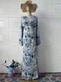 Women's Summer Elegant Soft Temperament Long Sleeve Dresses