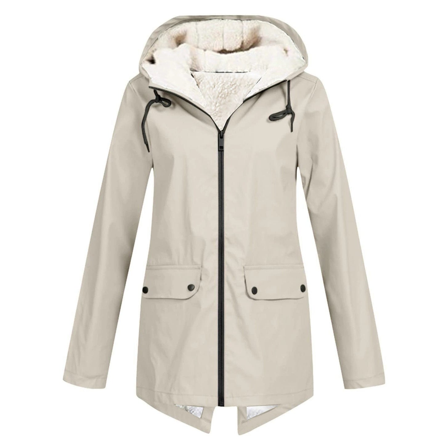 Casual Fleece Outdoor Mountaineering Hooded Waterproof Coats