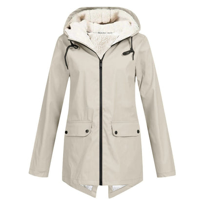 Casual Fleece Outdoor Mountaineering Hooded Waterproof Coats