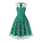 Women's Summer Dress Waist Slimming Temperament Small Mesh Dresses